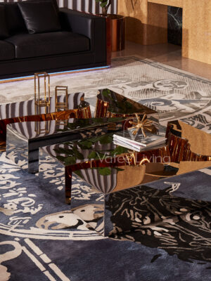 Vafee living-LAPIAZ WALNUT CENTER TABLE