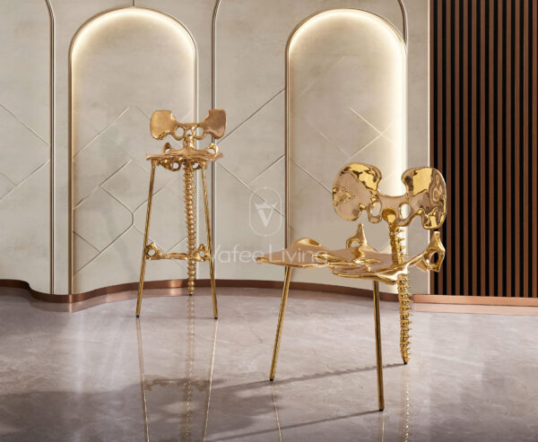 Vafee living-Pure Copper Skull Chair