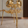 Vafee living-Pure Copper Skull Chair