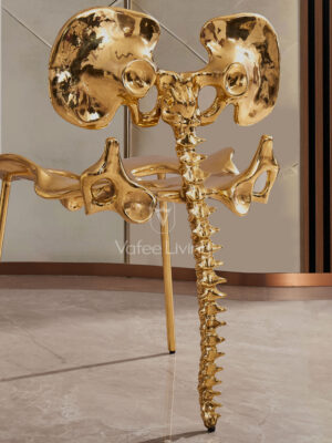 Vafee living-Pure Copper Skull Chair