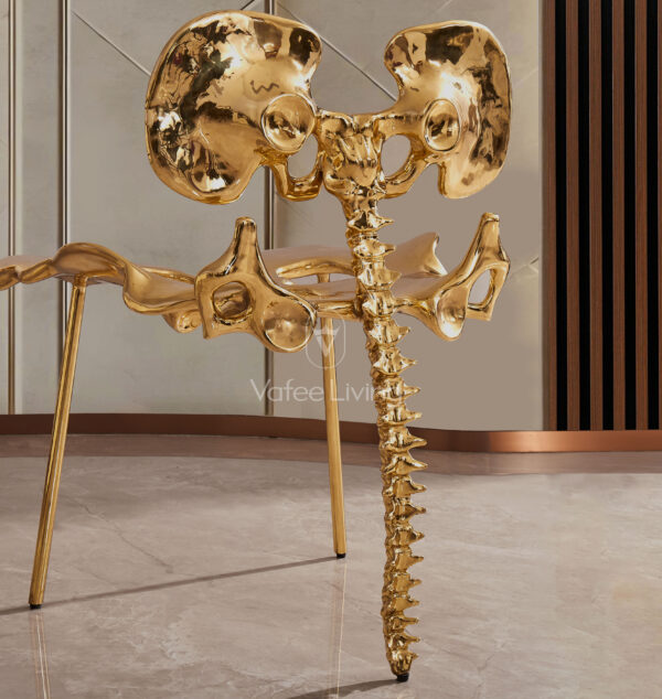 Vafee living-Pure Copper Skull Chair